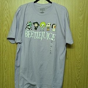 Beetlejuice T-shirt Size XL Purple